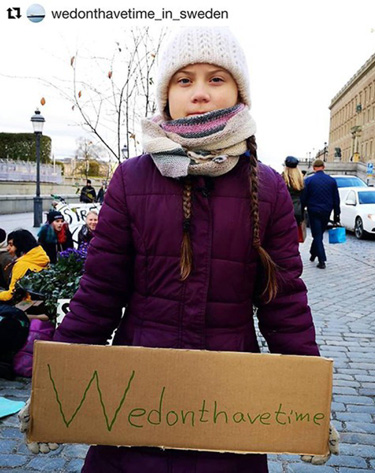 Greta Thunberg We Dont Have Time Facebook October 26 2018 August 2018 - photo 2