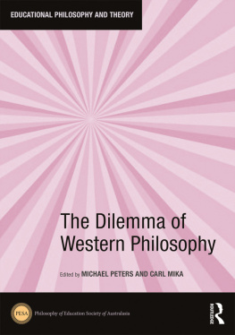 Mika Carl - The dilemma of western philosophy