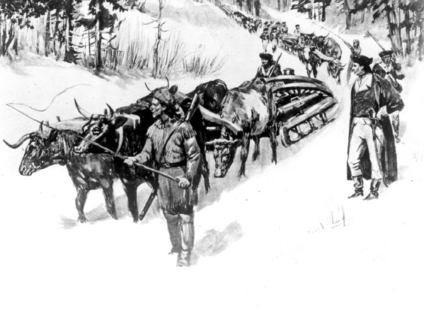 Artist Unknown Hauling Guns by Ox Teams from Fort Ticonderoga for the Siege of - photo 3