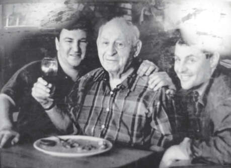 My brother Marco my grandfather Leonard Big Sonny Bianco and me - photo 5