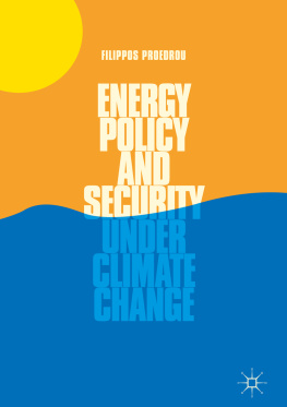 Proedrou - Energy Policy and Security under Climate Change