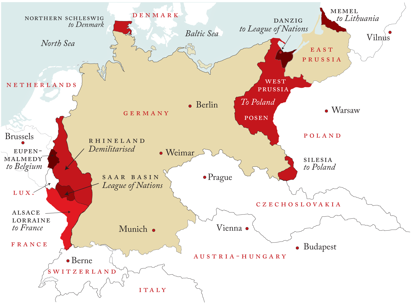 Territory lost by Germany in the Treaty of Versailles Getty images - photo 3