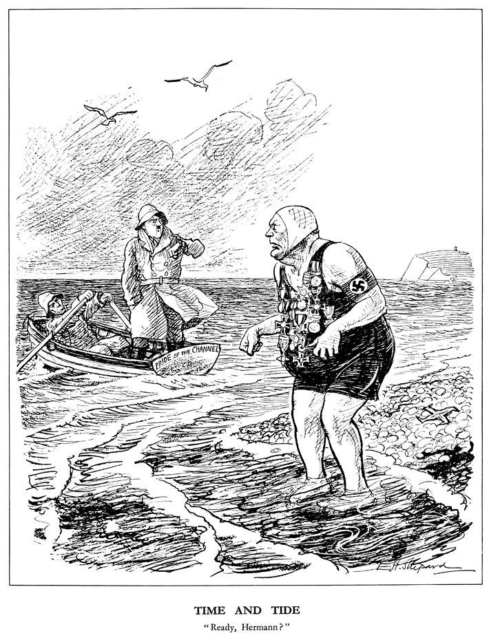 Time and Tide by E H Shepard 1941 Hitler waits impatiently for Hermann - photo 3