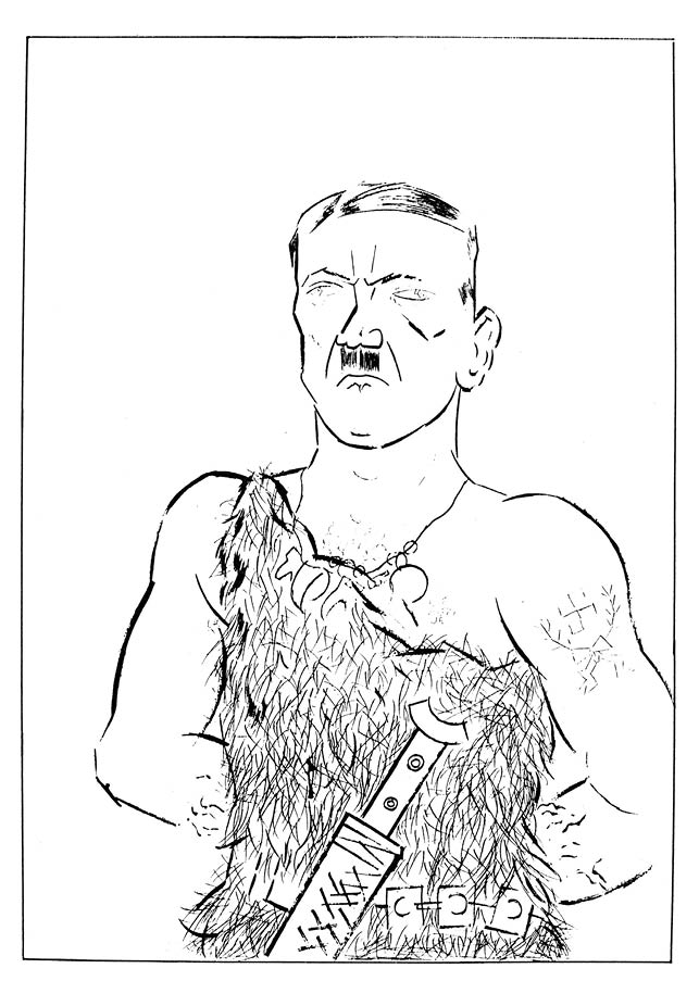 Hitler the Saviour by George Grosz 1923 This drawing mocks a popular - photo 1