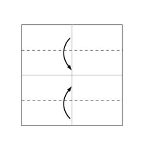 Step2 Fold to meet the center line Step3 Fold to meet the center line - photo 5