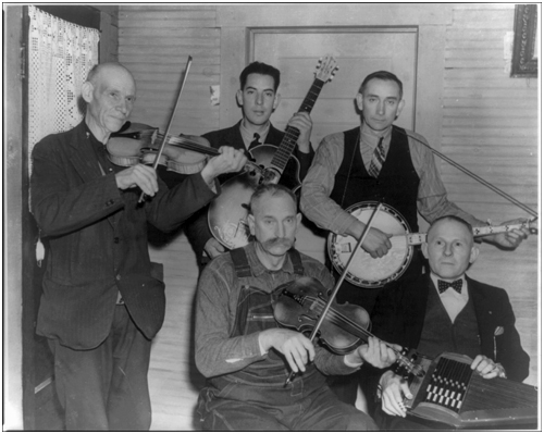 The Bogtrotters with Uncle Eck Dunford far left Library of Congress - photo 3