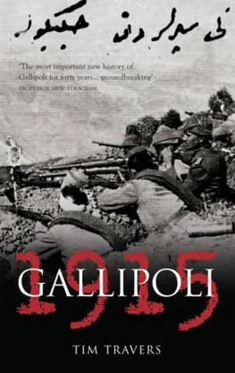Tim Travers Gallipoli 1915