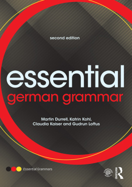 Durrell Essential German grammar