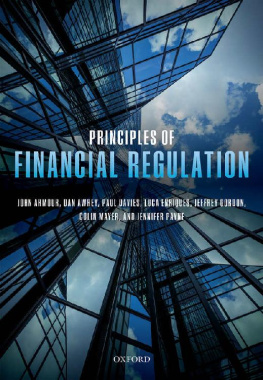 John Armour - Principles of Financial Regulation