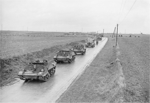 3 Bren Gun Carriers of the 1318 Hussars near Arras 4 Matilda Tanks of the - photo 5