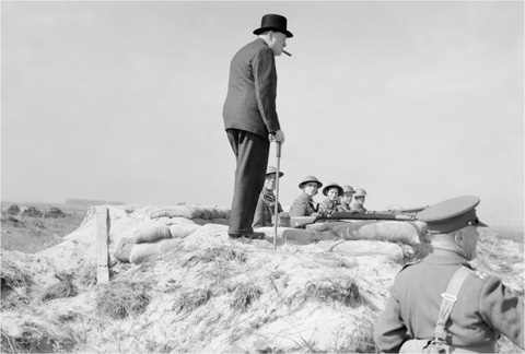 15 Winston Churchill meets infantrymen manning coast defences July 1940 No - photo 17