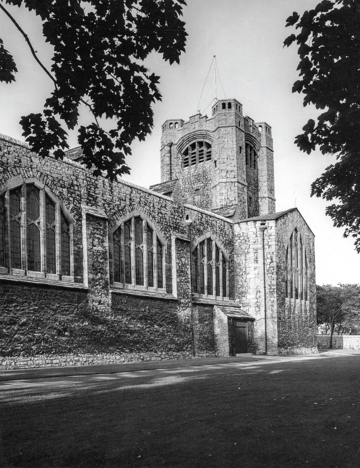 St Andrews Church Roker 190407 view of the tower and lady chapel in 1979 - photo 2