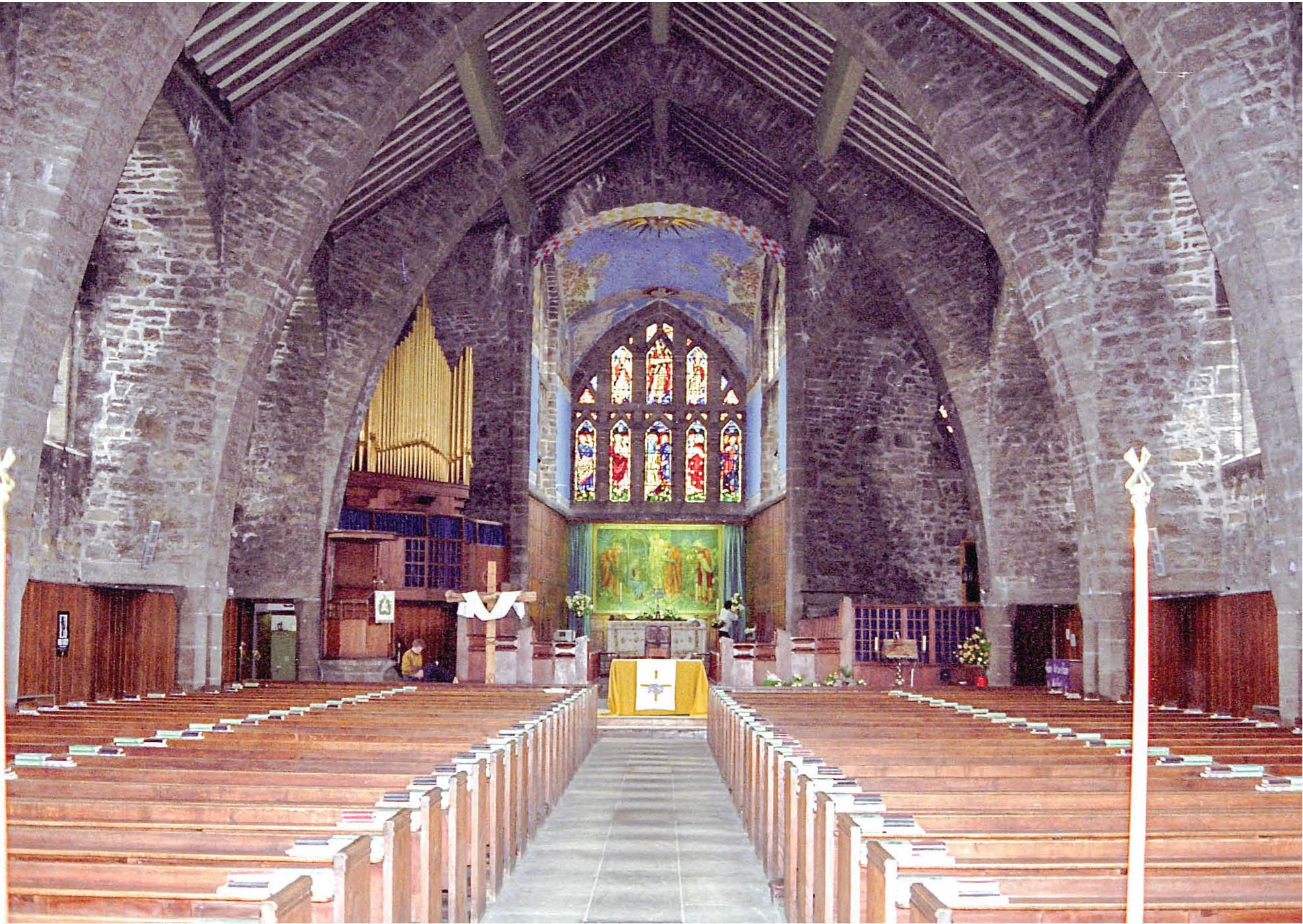 St Andrews Church Roker Sunderland 190407 view from the nave to the - photo 5