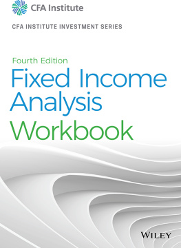 Barbara S. Petitt - Fixed Income Analysis Workbook