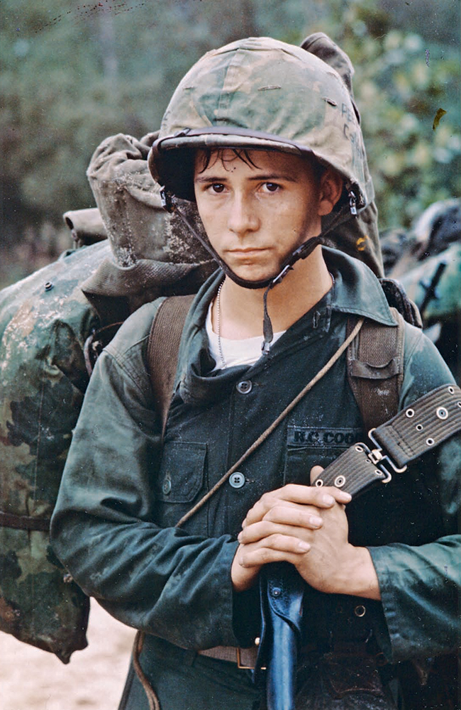 A young Marine private waits on the beach during the Marine landing at Da Nang - photo 2