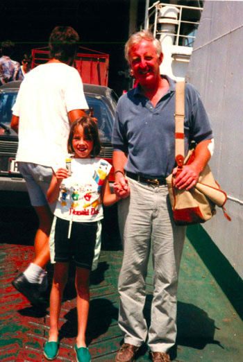 Boarding the ferry from Split July 1992 Donald Duck t-shirt part of the - photo 7