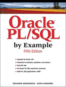 Rakhimov Elena - Oracle® PL/SQL by Example, Fifth Edition