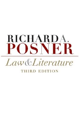 Richard A. Posner - Law and Literature