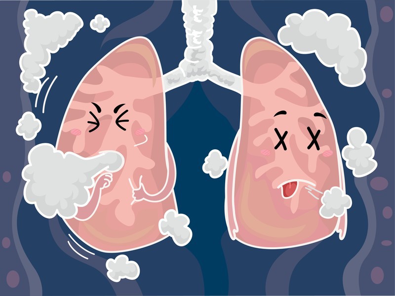 Lungs getting irritated due to smoke If the person continues to smoke in spite - photo 6