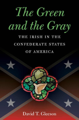 David T. Gleeson - The Green and the Gray: The Irish in the Confederate States of America