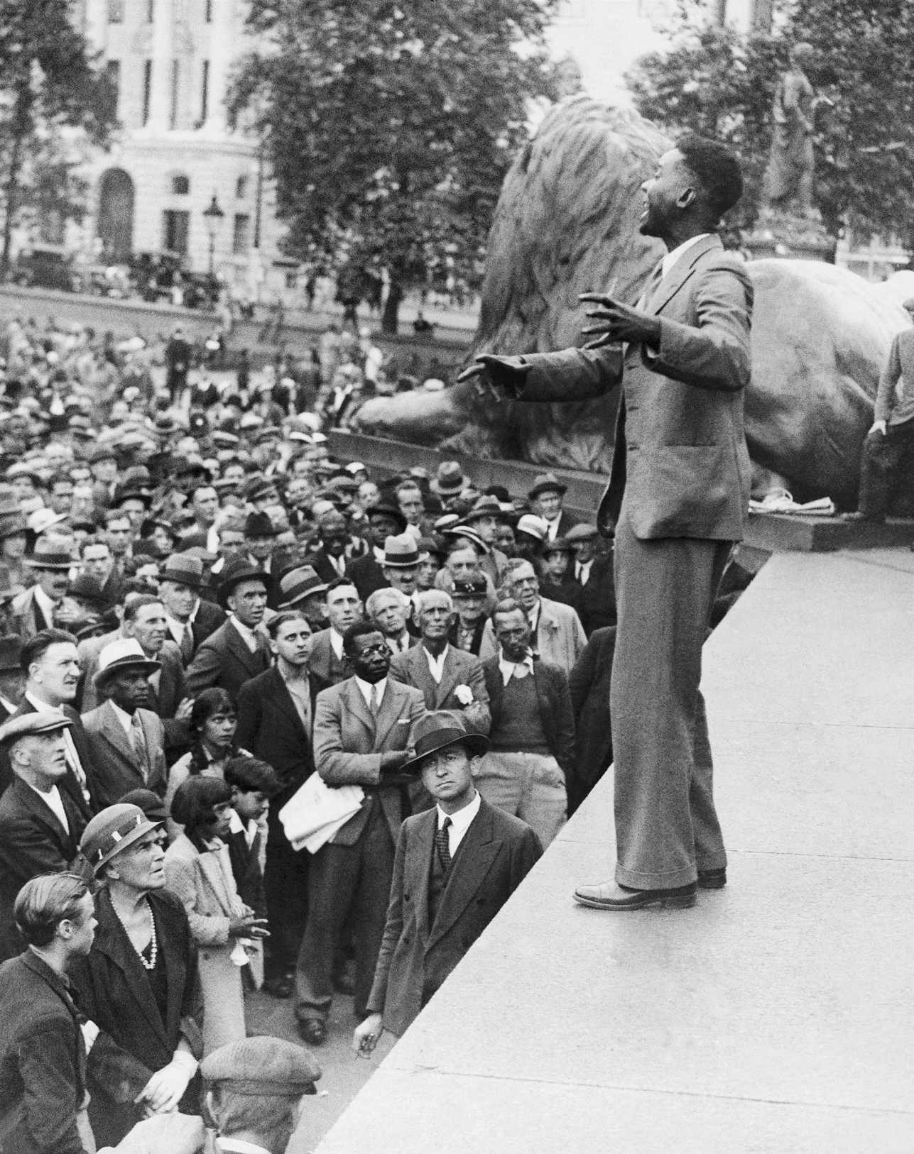 C L R James in Trafalgar Square 1935 Courtesy of Getty Images THE C L - photo 2