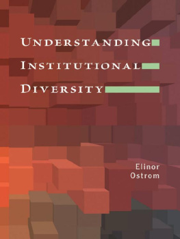 Elinor Ostrom Understanding Institutional Diversity