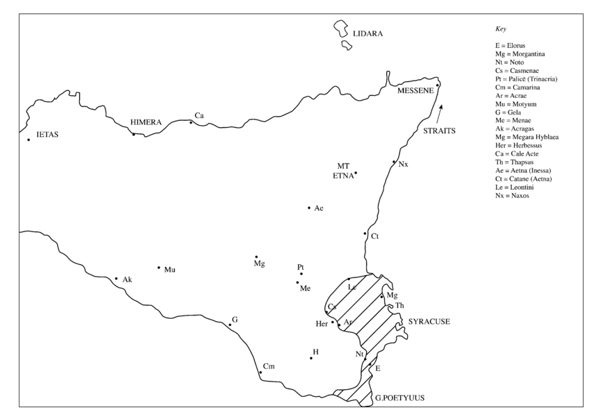 Central and Eastern Sicily in the fifth and fourth centuries BC showing the - photo 4