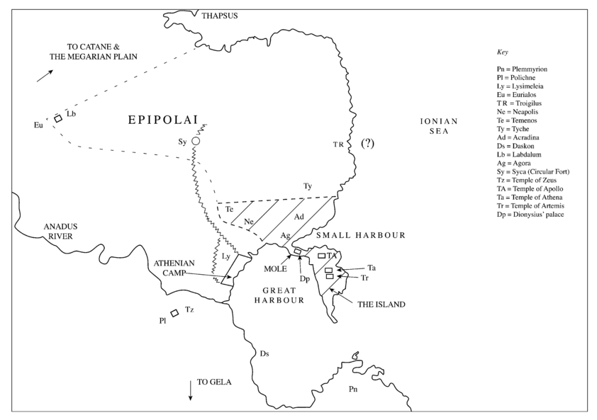 The main topographical features in and around Syracuse 500-344 BC Note The - photo 5