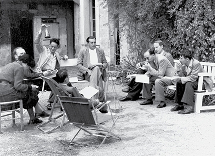 A meeting of Bourbaki around 1938 Simone Weil is seen at left leaning over - photo 4