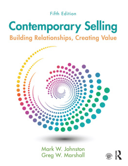 Johnston Mark W.Marshall Greg W. Contemporary Selling