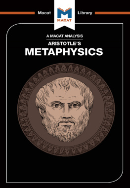 Aiste Celkyte - An Analysis of Aristotle’s Metaphysics