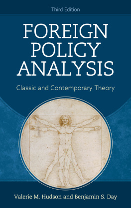 Valerie M. Hudson - Foreign Policy Analysis: Classic and Contemporary Theory