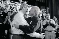 Campaign workers Senator John Kerry has Teds support at a rally in Iowa during - photo 3