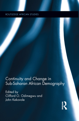 Kekovole John Continuity and change in Sub-Saharan African demography