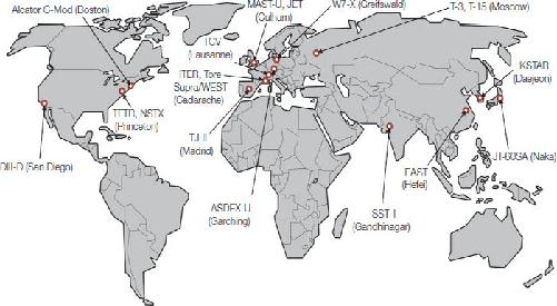 The locations of some of the worlds most significant magnetic fusion devices - photo 3