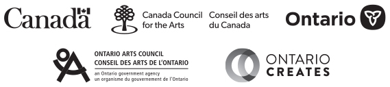 We acknowledge the support of the Canada Council for the Arts and the Ontario - photo 4