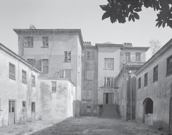 Rear view of Aiken home showing service building and stable on right slave - photo 7