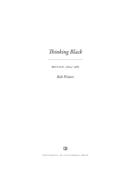 Rob Waters - Thinking Black: Britain, 1964-1985