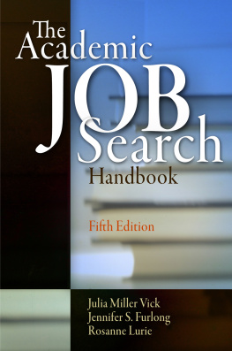 Furlong Jennifer S. The academic job search handbook