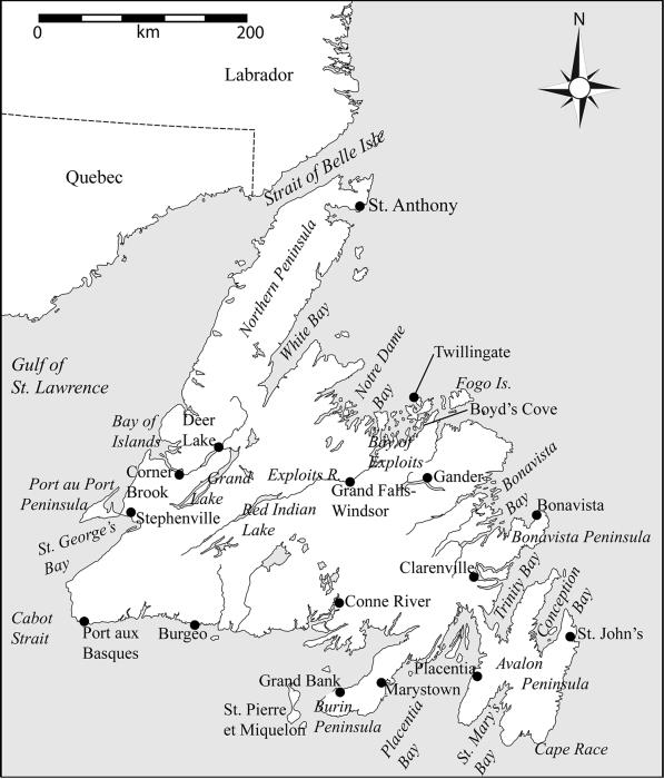 Map 1 The island of Newfoundland Map Peter Ramsden Map 2 Indigenous - photo 4