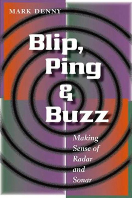 Denny Blip, ping & buzz: making sense of radar and sonar