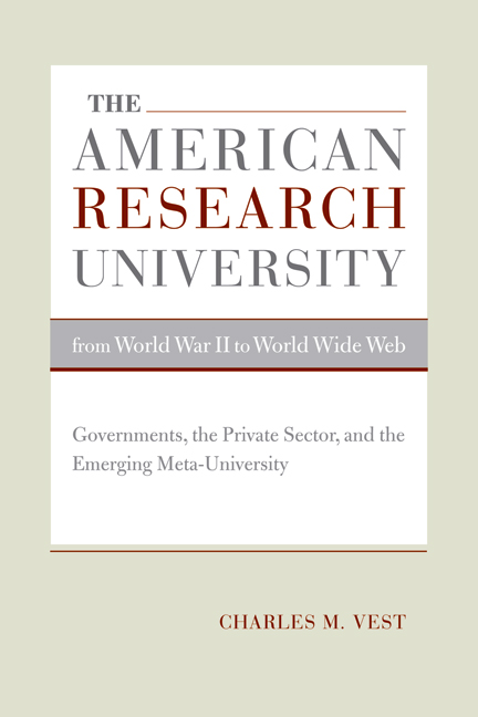 The American Research Universit y from World War II to World Wide We b the - photo 1