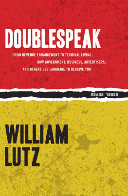 Lutz - Doublespeak