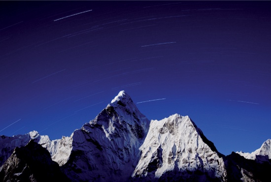 Star trails over Ama Dablam Khumbu Nepal October 2010 I owe a great deal - photo 2