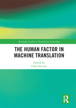 Chan - The human factor in machine translation