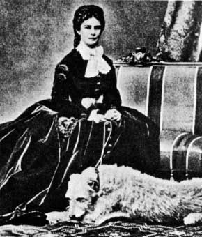 Empress Elizabeth with her dog Shadow c 1861 Emperor Francis Joseph in - photo 16