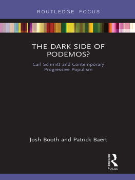 Patrick Baert - The Dark Side of Podemos? Carl Schmitt and Contemporary Progressive Populism