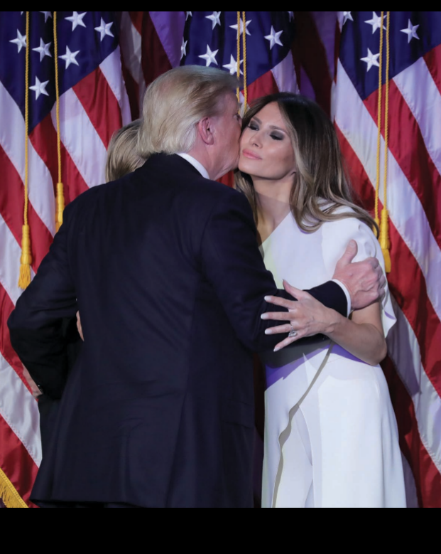 Election night 2016 was a happy one for Melania Trump who saw her husband win - photo 3