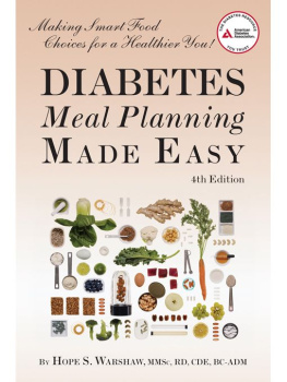 Hope S. Warshaw - Diabetes Meal Planning Made Easy