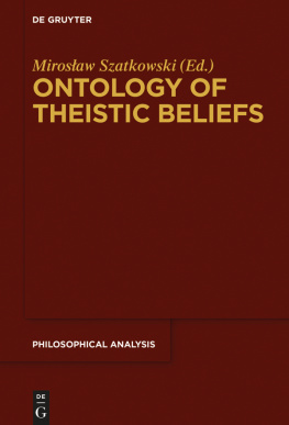 Szatkowski Ontology of Theistic Beliefs